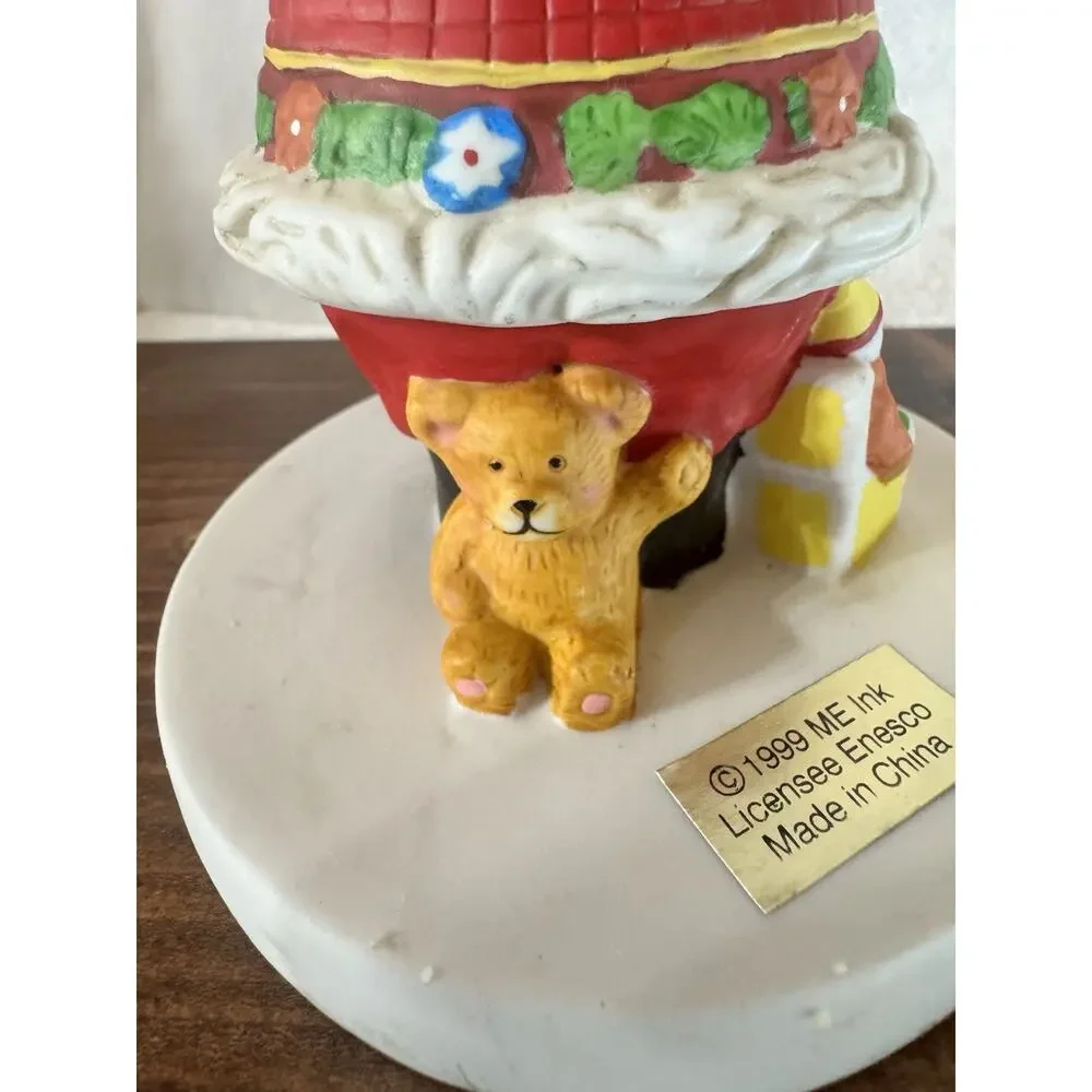 Vintage Mary Engelbreit “Believe” Santa Cookie Stamp Press Enesco 1999 Y2K ME